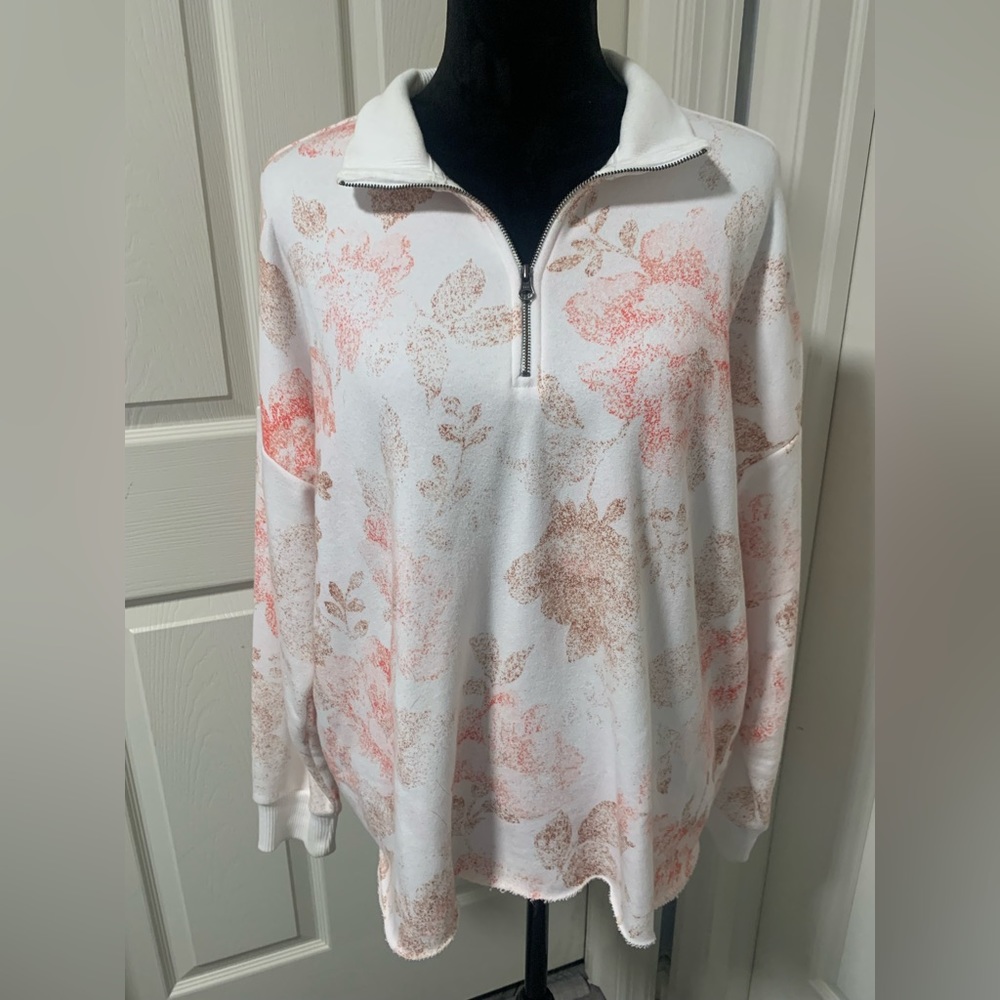 Aerie Quarter Zip Comfy Sweatshirt